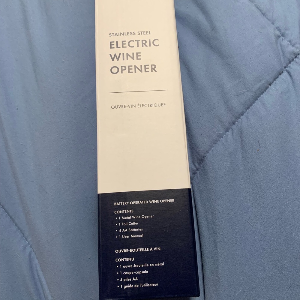 Brand New Mark & Graham Wine Opener